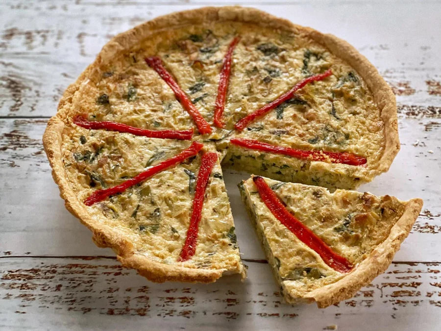 Red Pepper Quiche