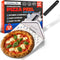 12" Perforated Pizza Peel with Long Folding Handle - Stainless Steel Spatula Paddle for Effortless Pizza Transfer & Easy Storrage - Outdoor Pizza Oven Accessories