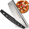 14” Pizza Cutter by KitchenStar | Sharp Stainless Steel Slicer Knife - Rocker Style w Blade Cover | Chop and Slices Perfect Portions + Dishwasher Safe – Premium Pizza Oven Accessories