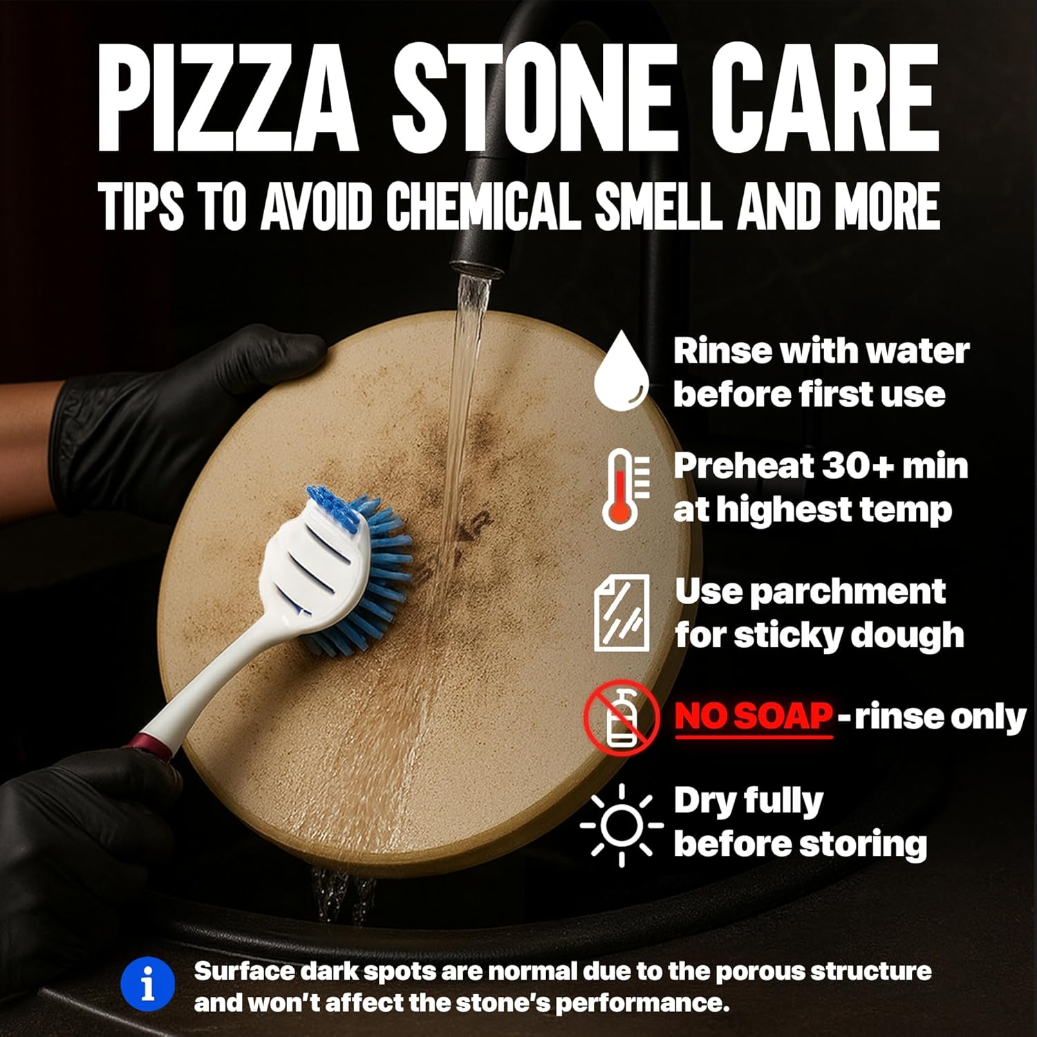 Pizza Stone for Oven and Grill 12 inch - Cordierite Baking Stone Set with Stainless Steel Rack and Plastic Scraper - Durable and High-Quality Ceramic Pizza Stones for Grill and Oven