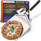 KitchenStar 12" Pizza Peel with Long Folding Handle - Stainless Steel Spatula Paddle for Effortless Pizza Transfer & Easy Storrage - Outdoor Pizza Oven Accessories