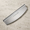 16-Inch Pizza Cutter Rocker Blade — One-Cut Slicing, Silver